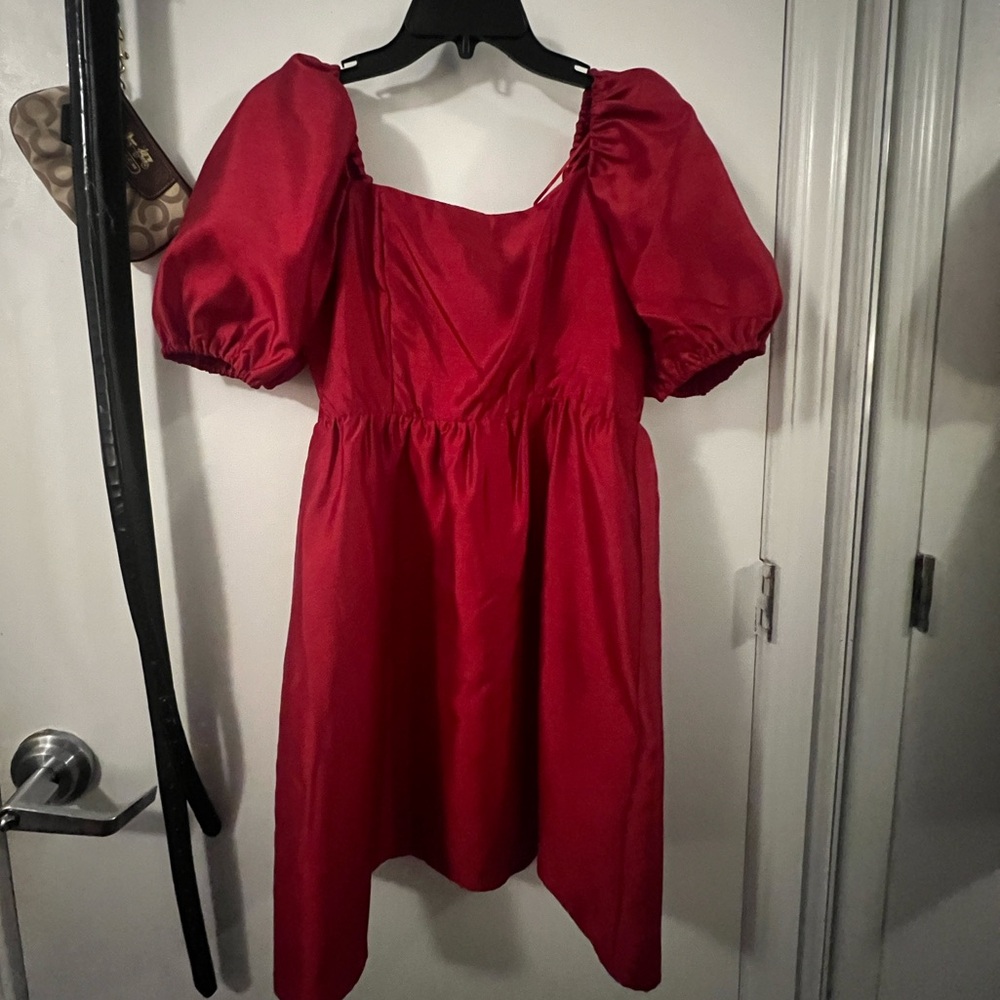 Red mini dress from dillards!